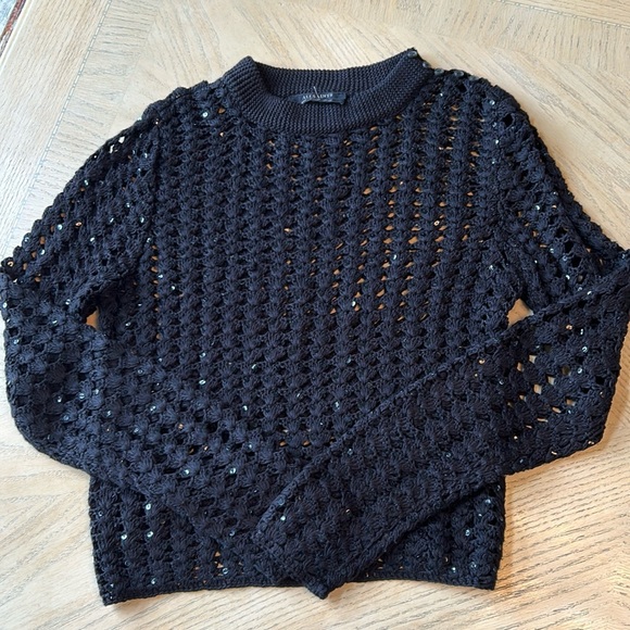 All Saints Sweaters - ALLSAINTS HAND EMBELLISHED SWEAT S-S
